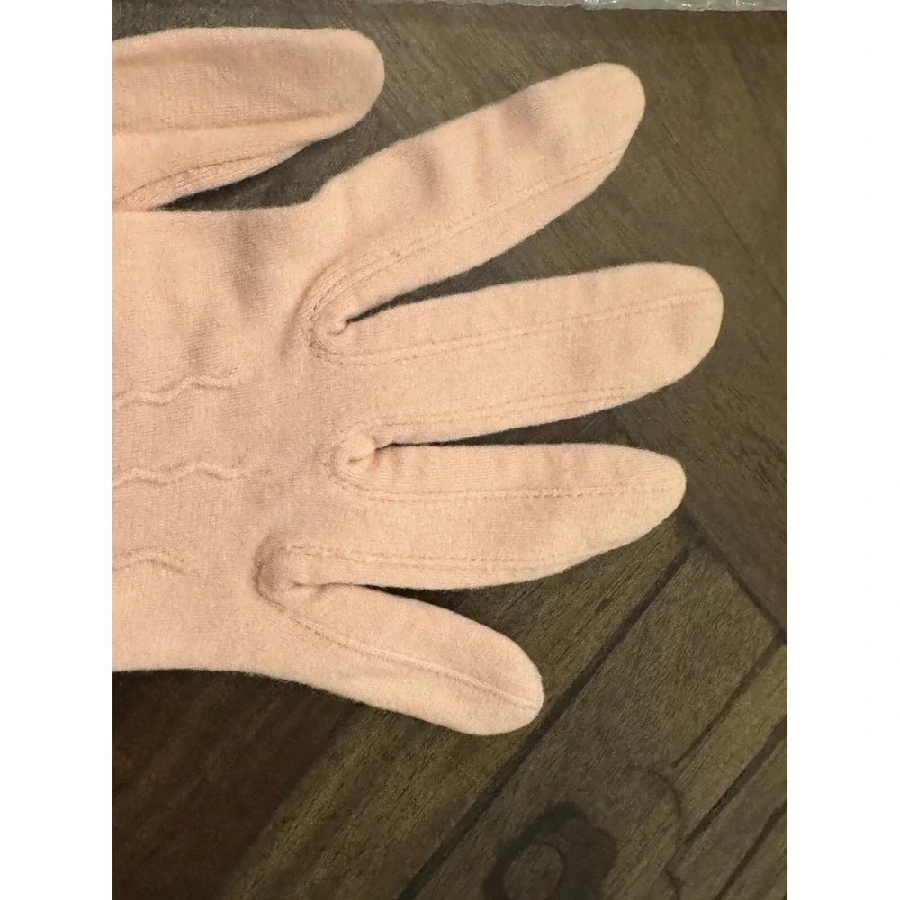 Vintage Pink Flamingo Gauntlet Fashion Gloves‎ Size 7.5 Bracelet Length Women